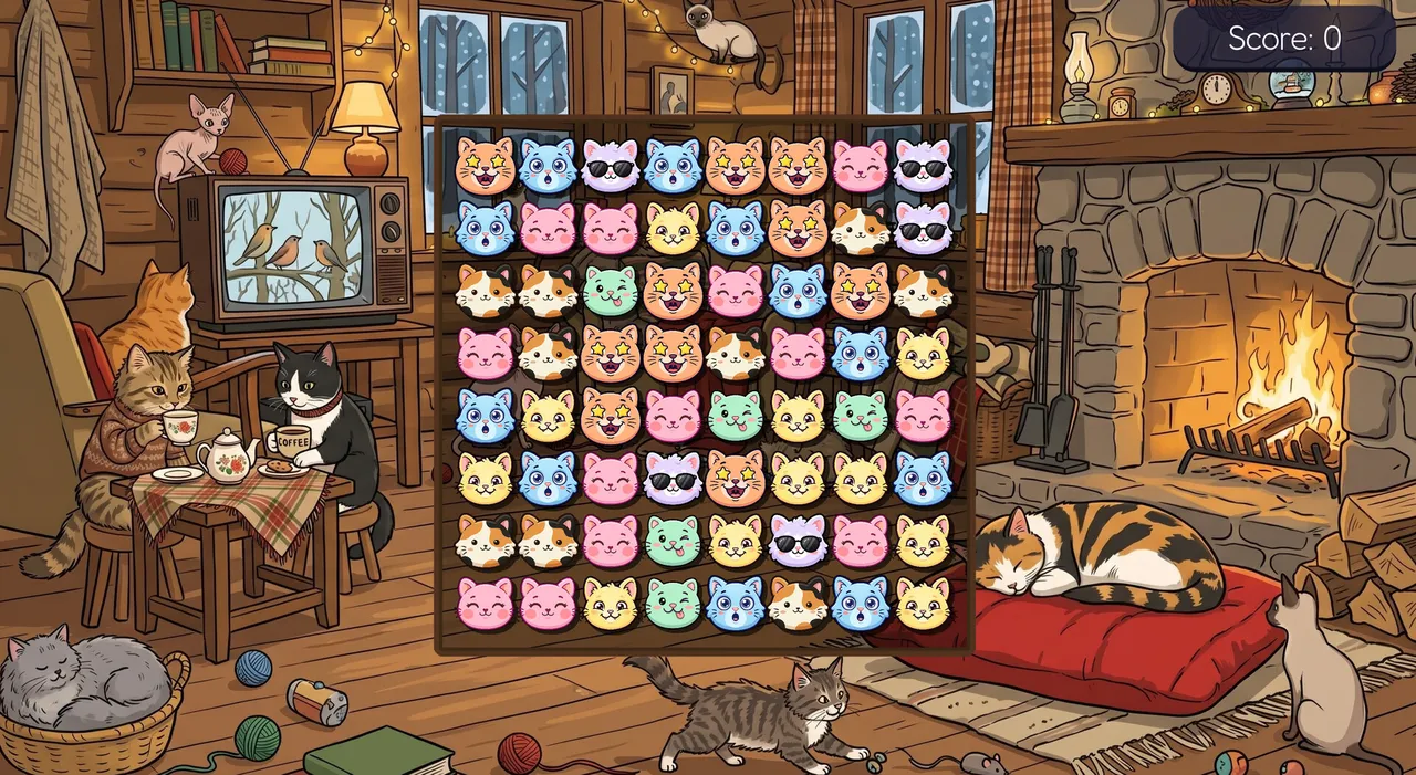 Purrfect Slide Screenshot 0