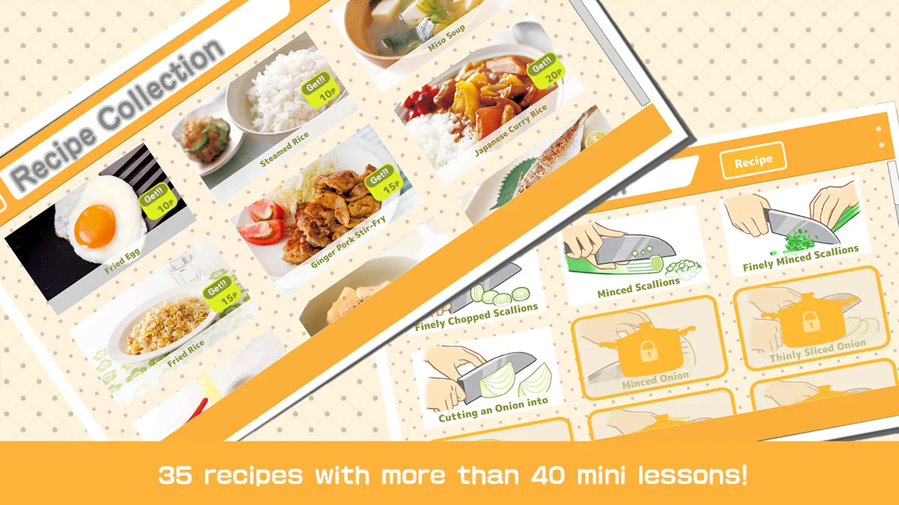 Gochi-Show! -How To Learn Japanese Cooking Game- Screenshot 2