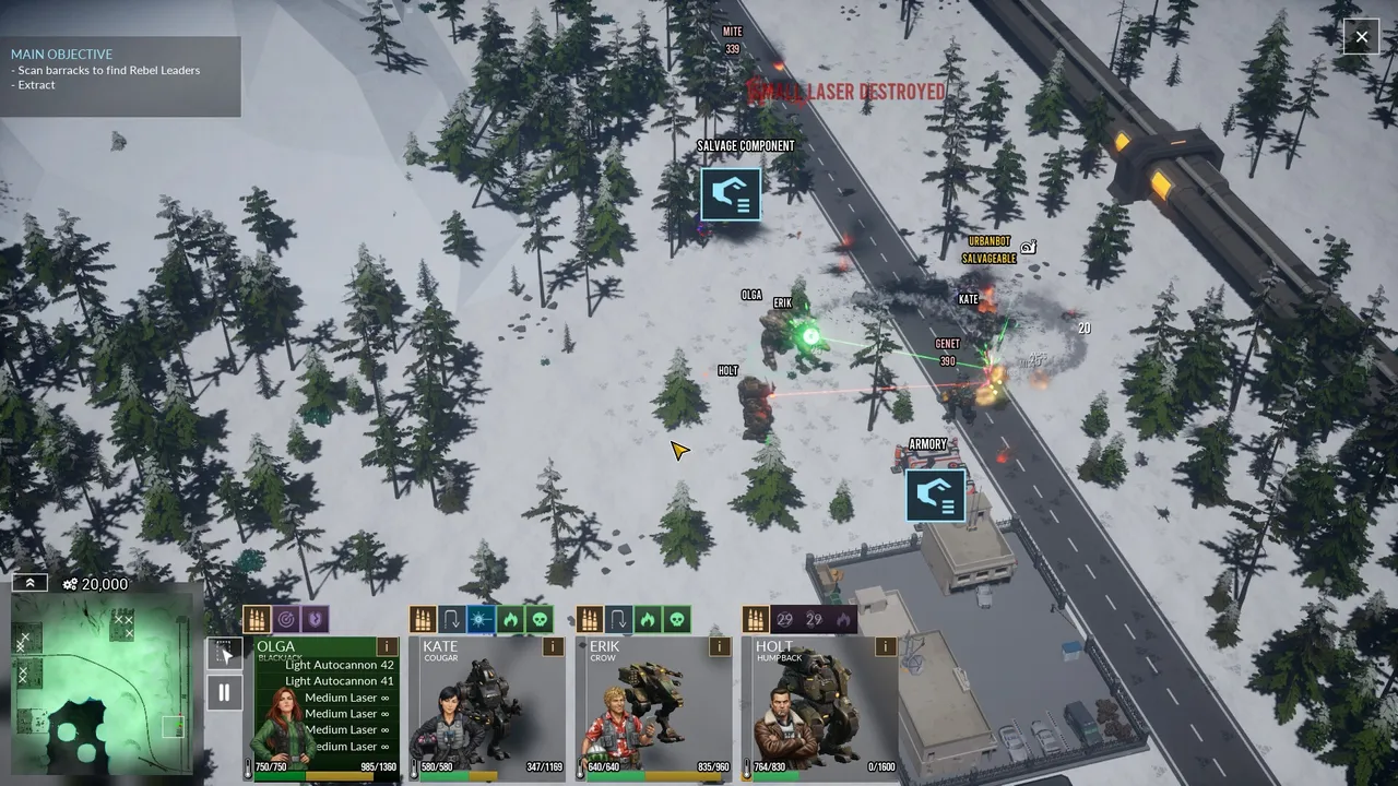 Merc Commander Screenshot 2