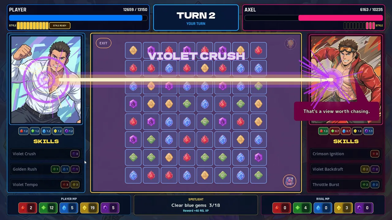 Hunk Battle Gems Screenshot 2