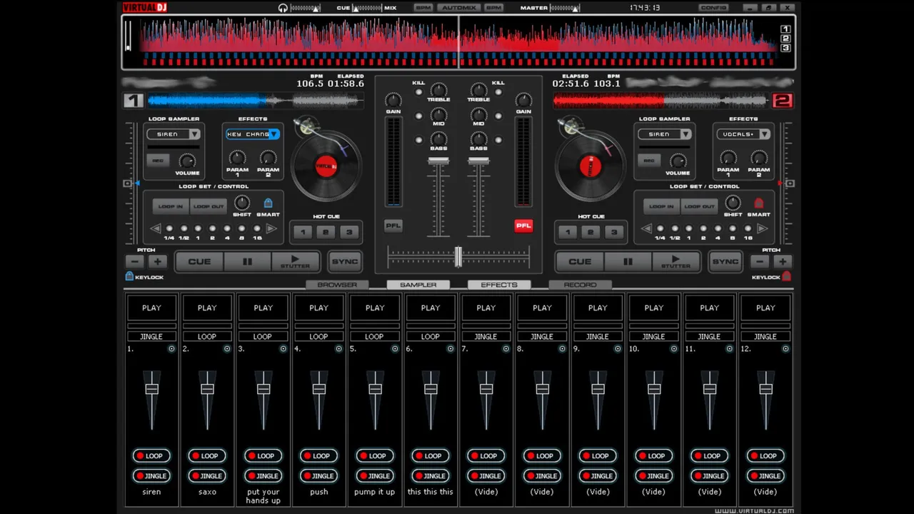 Virtual DJ - Broadcaster Edition Screenshot 1
