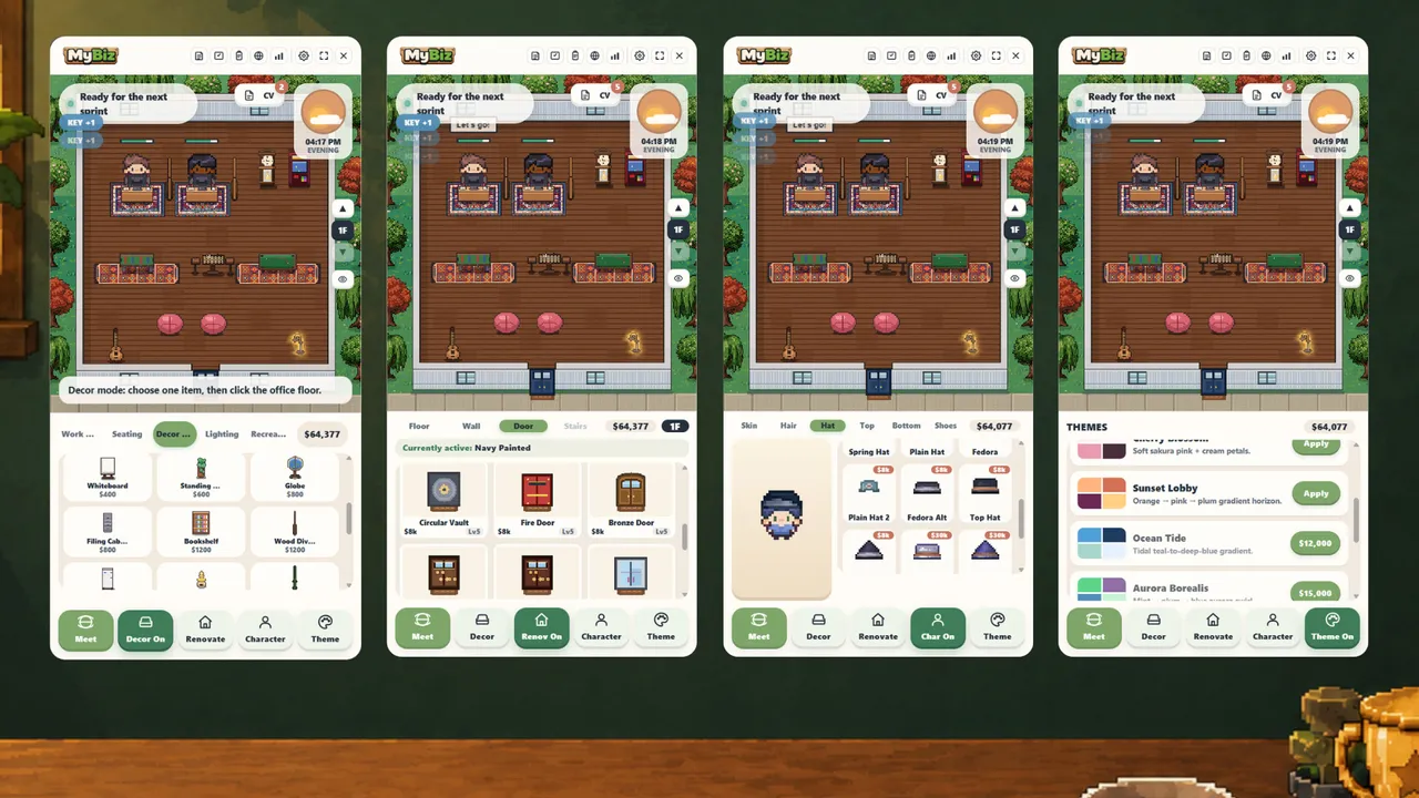 MyBiz: Pomodoro Desk Tycoon Demo Screenshot 5
