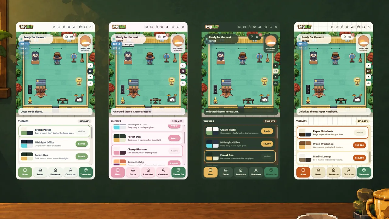 MyBiz: Pomodoro Desk Tycoon Demo Screenshot 8