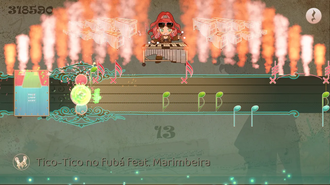 Concerto on White: Cajon Story - Marimbeira Music Pack Screenshot 1