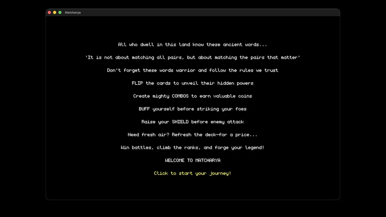 Matcharya Screenshot 1