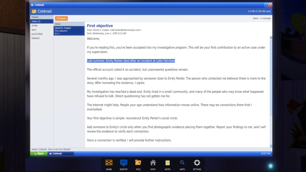 The Golden Girl Case Screenshot 0