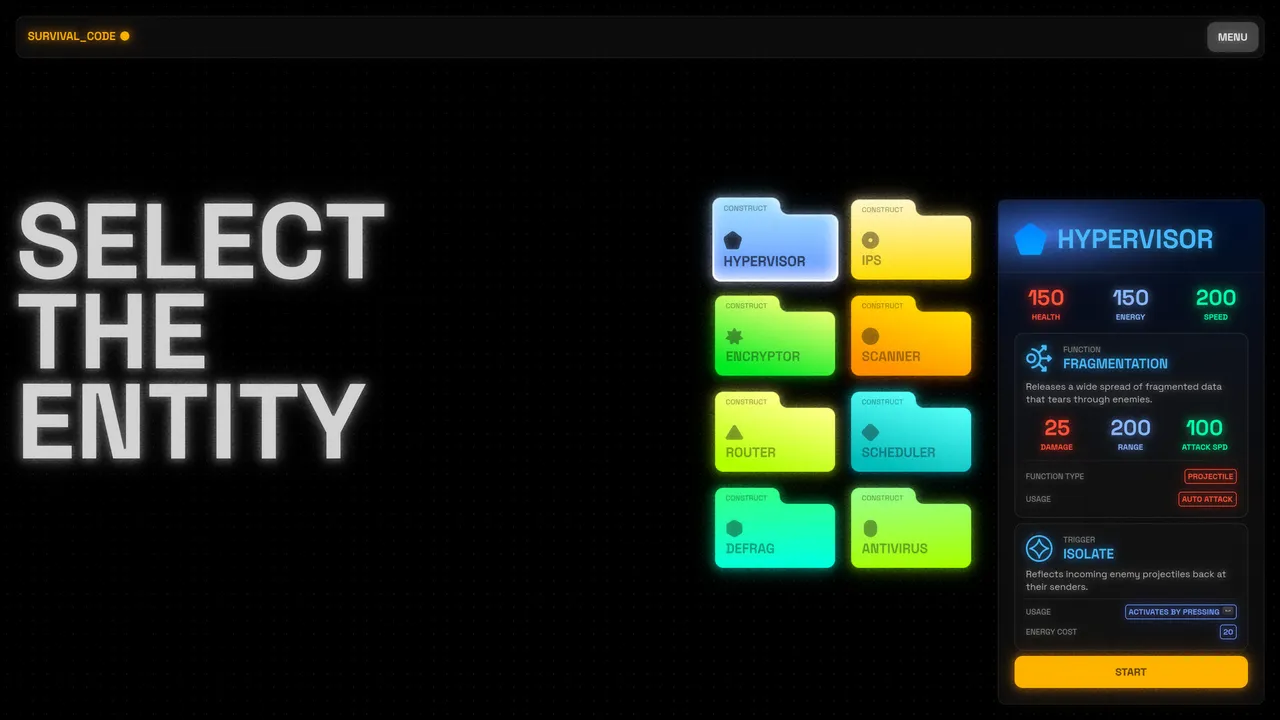 Survival Code Screenshot 1