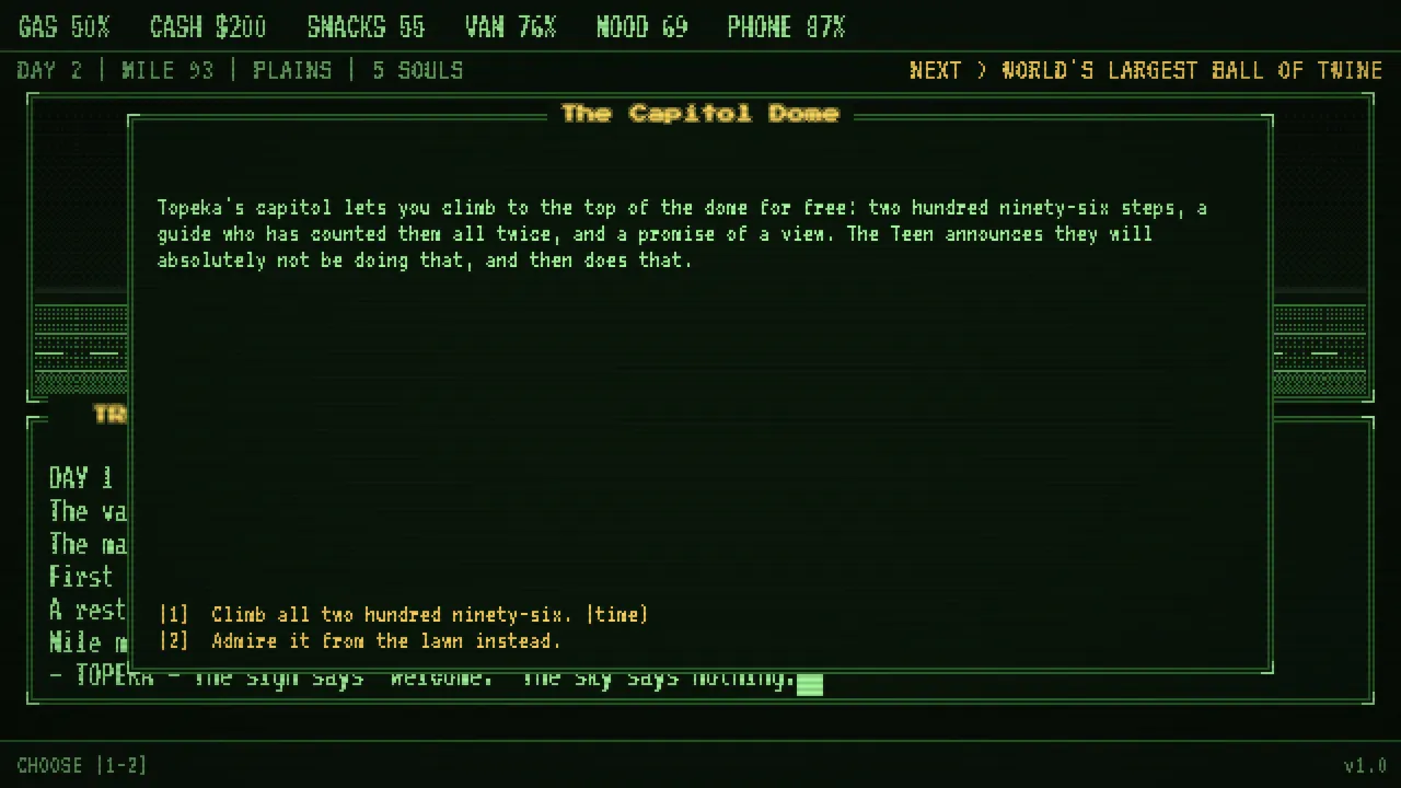 Gas Snacks & Tears Screenshot 1