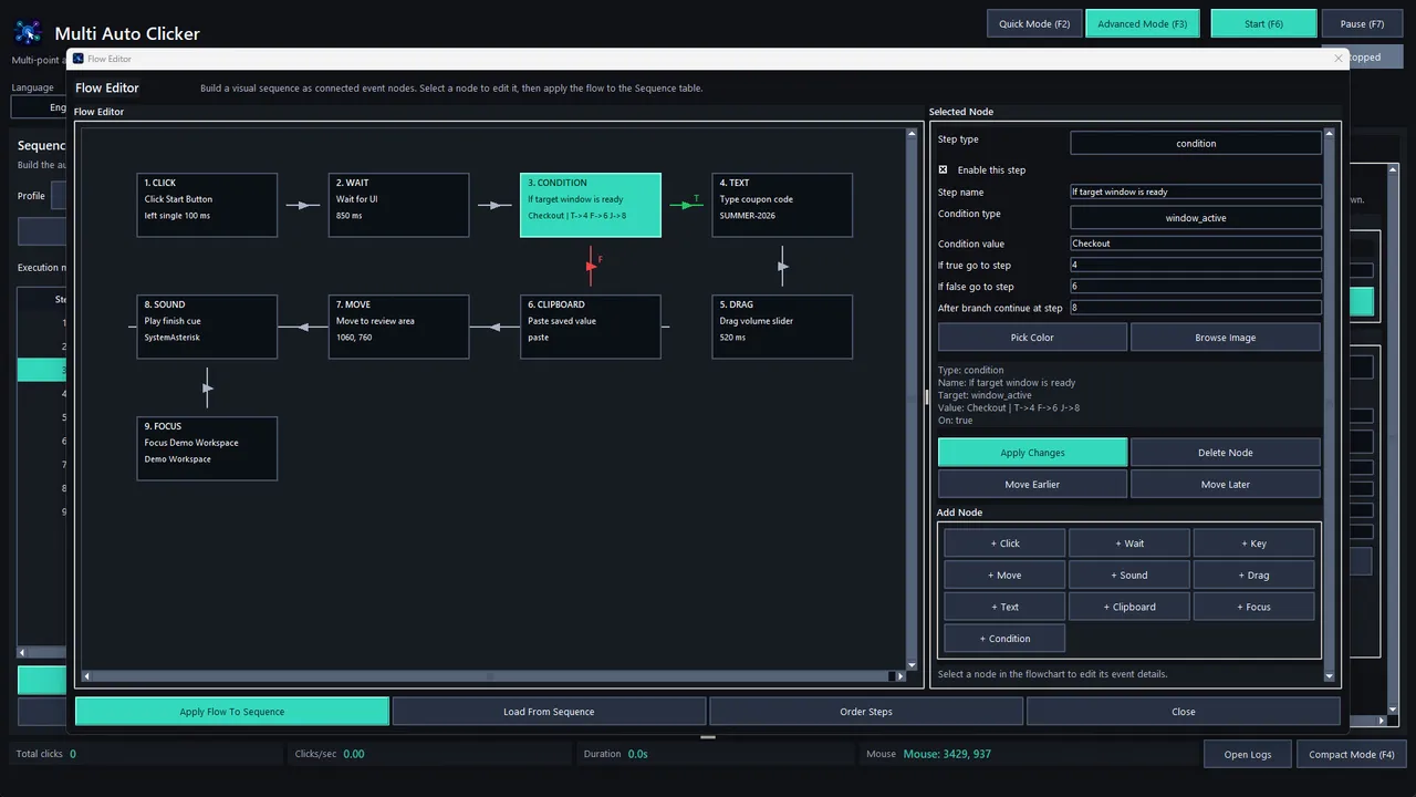 Multi Auto Clicker Screenshot 4