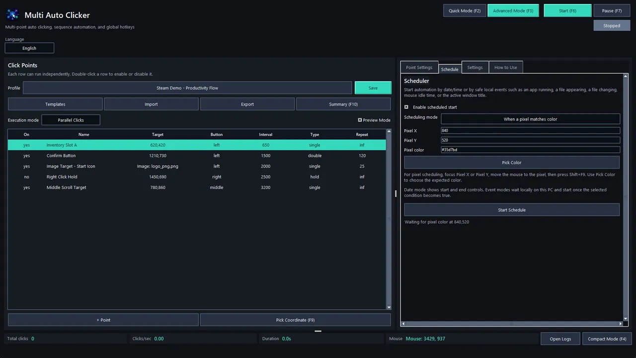Multi Auto Clicker Screenshot 7