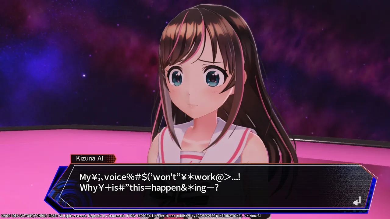 Neptunia Virtual Stars - Kizuna AI (Character & Story) Screenshot 1