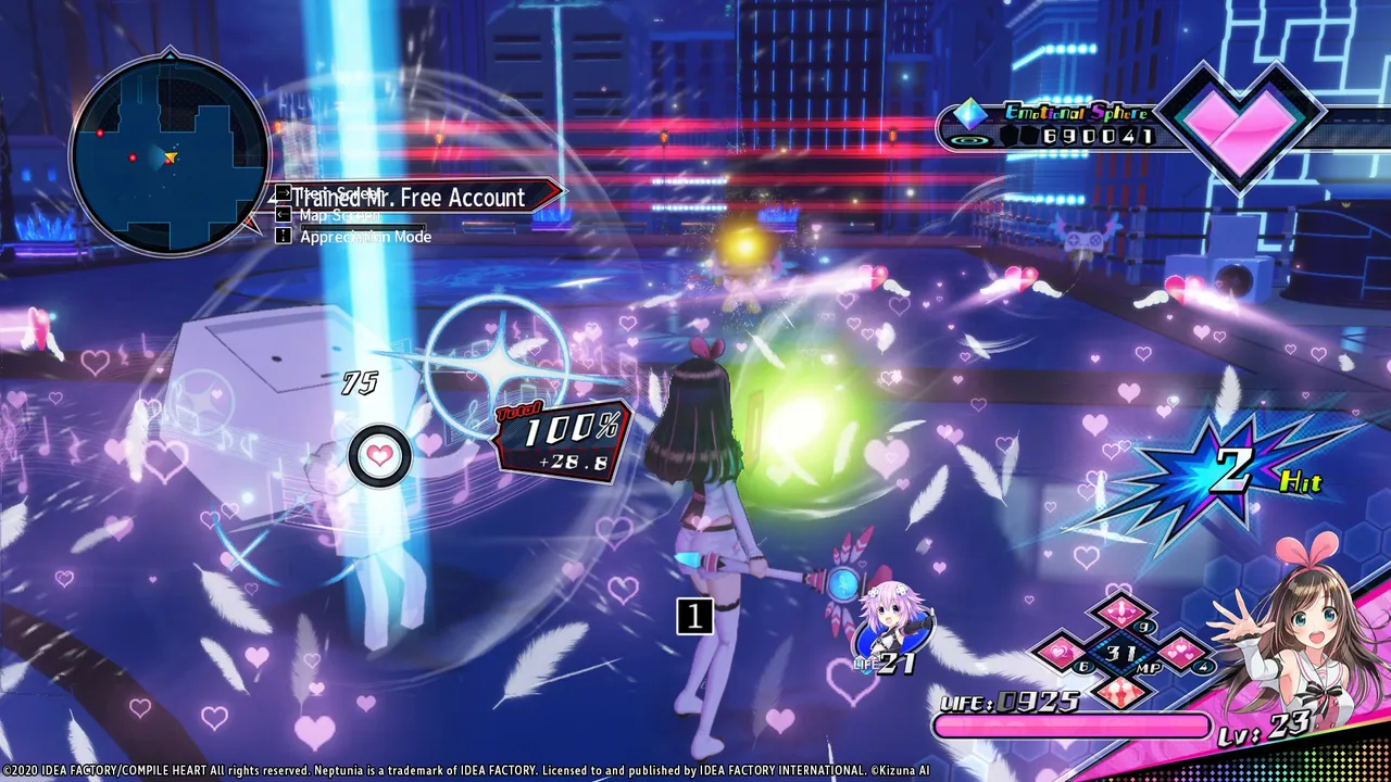 Neptunia Virtual Stars - Kizuna AI (Character & Story) Screenshot 2