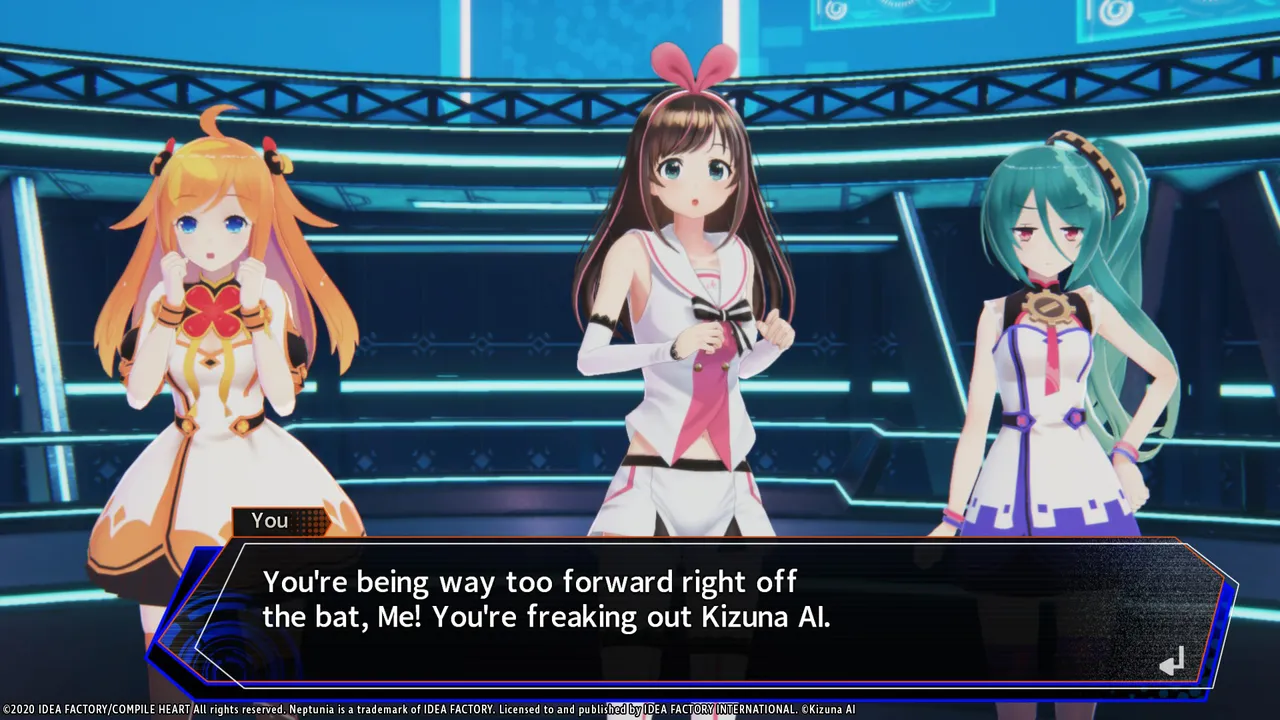 Neptunia Virtual Stars - Kizuna AI (Character & Story) Screenshot 7