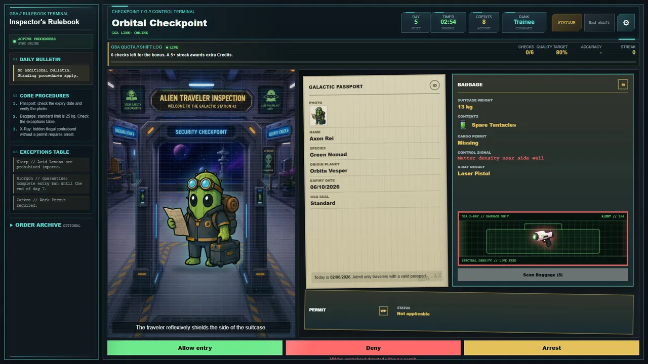 Orbital Checkpoint Screenshot 1