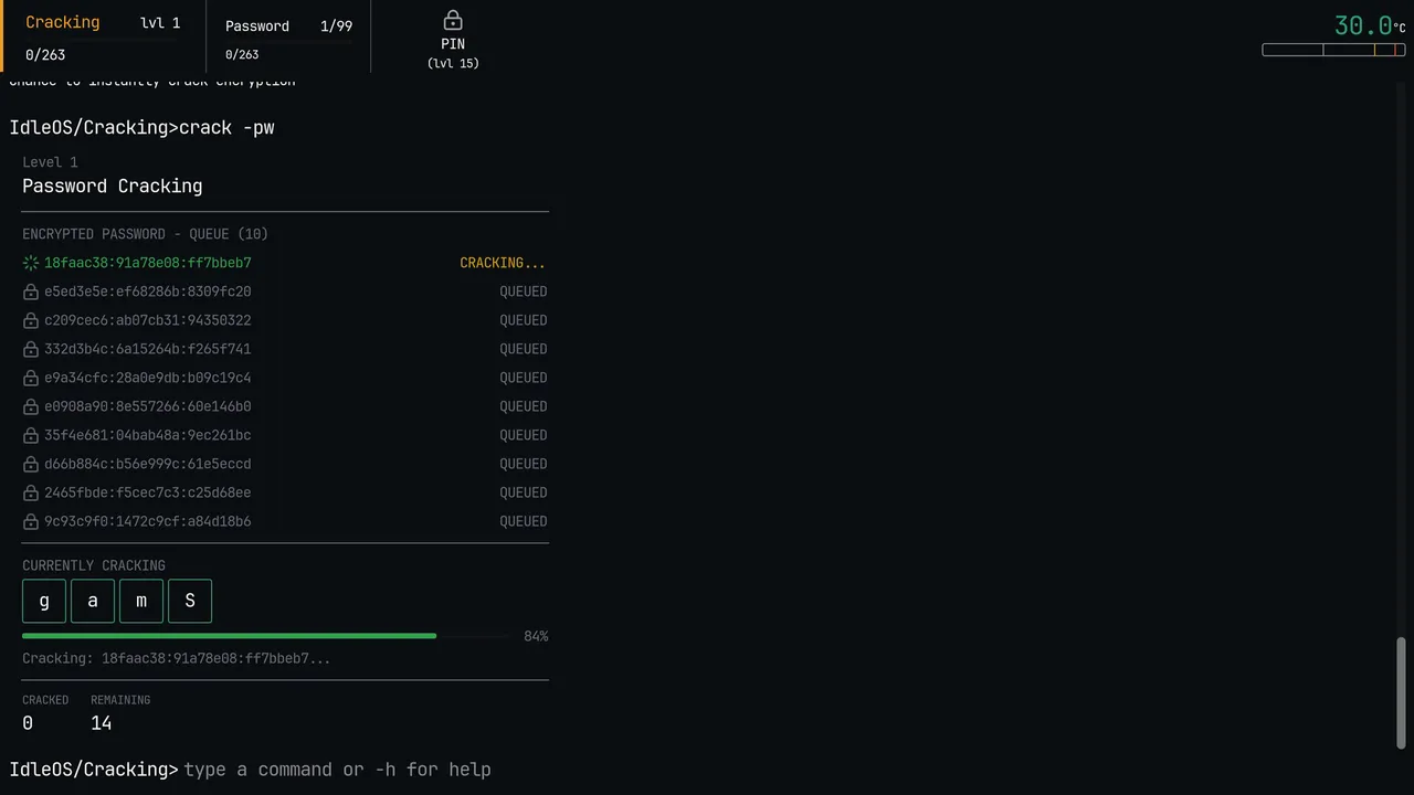 IdleOS Screenshot 2