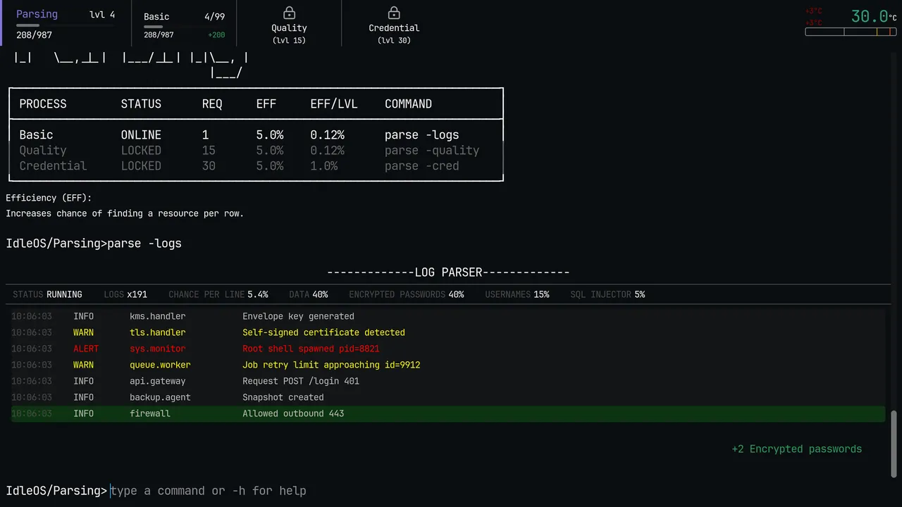 IdleOS Screenshot 4