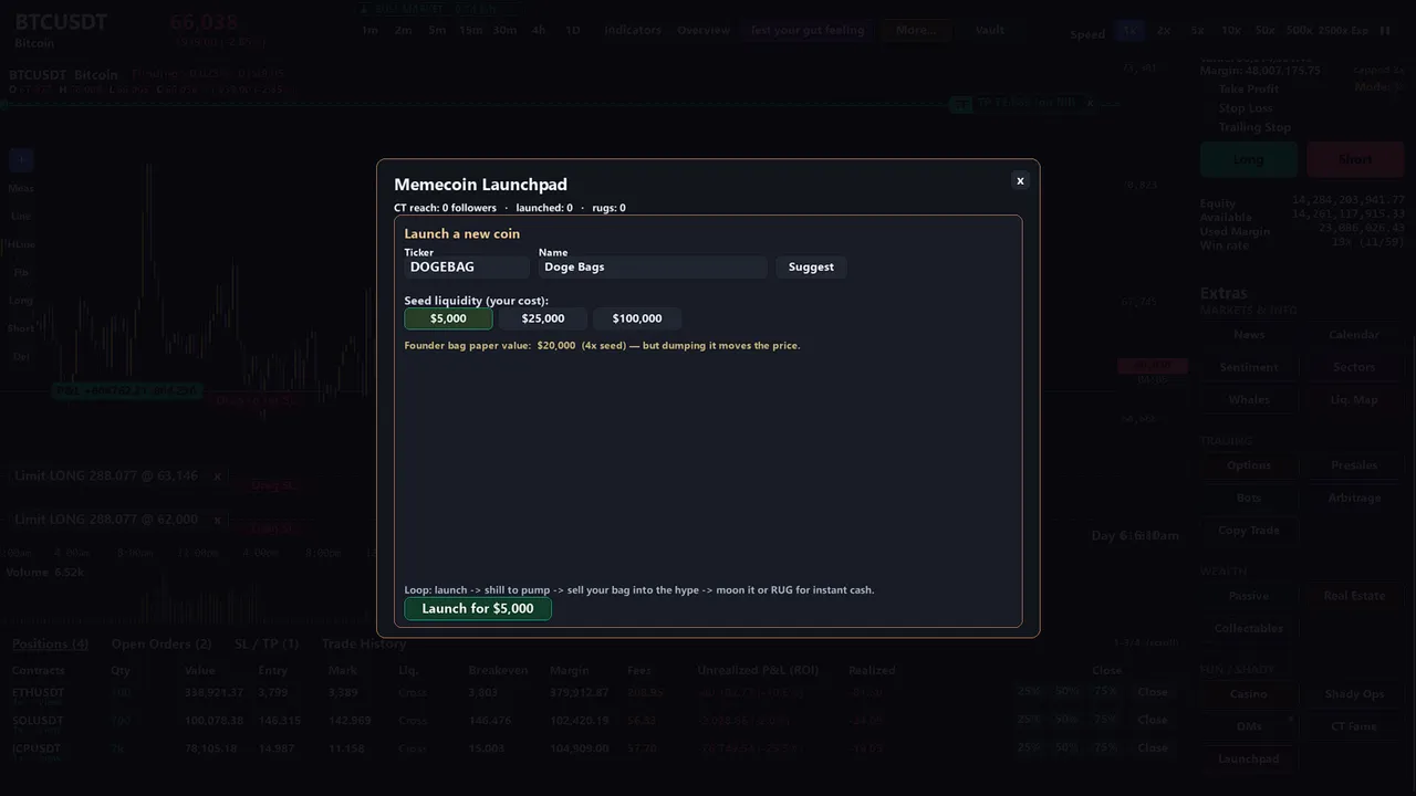 Bull&Bear Crypto Trading Simulator Screenshot 3