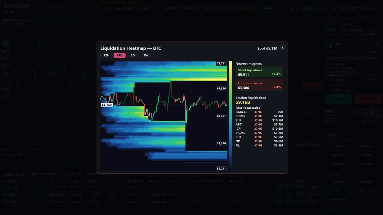 Bull&Bear Crypto Trading Simulator Screenshot 2