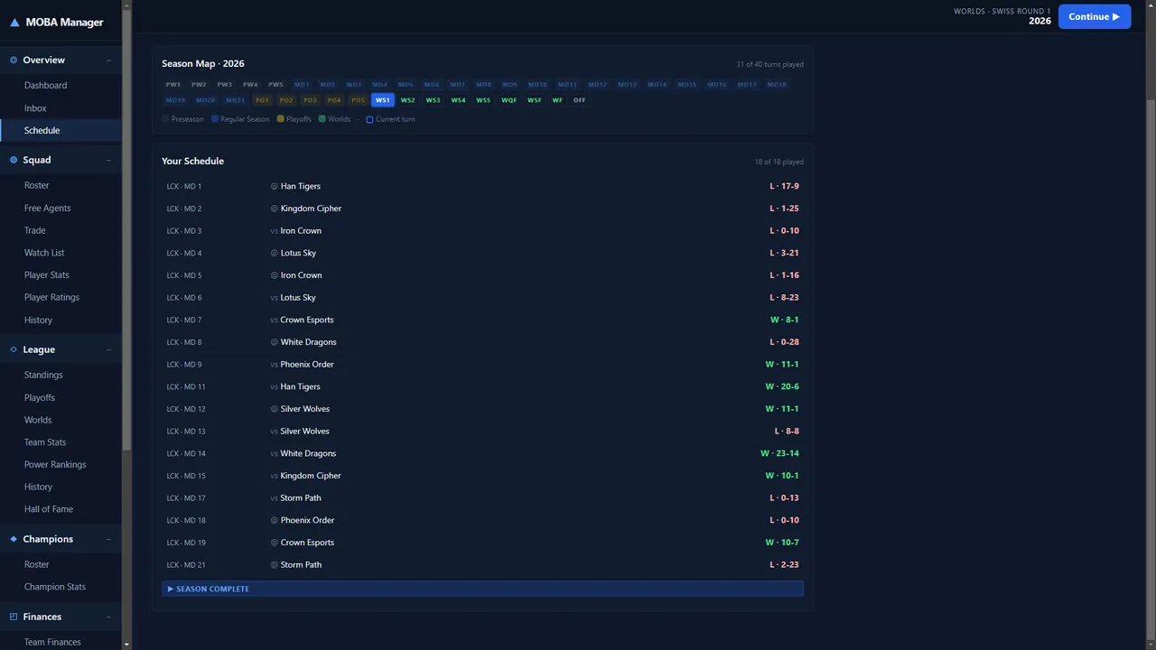 MOBA Manager Screenshot 4