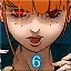 Red eyes grown icon