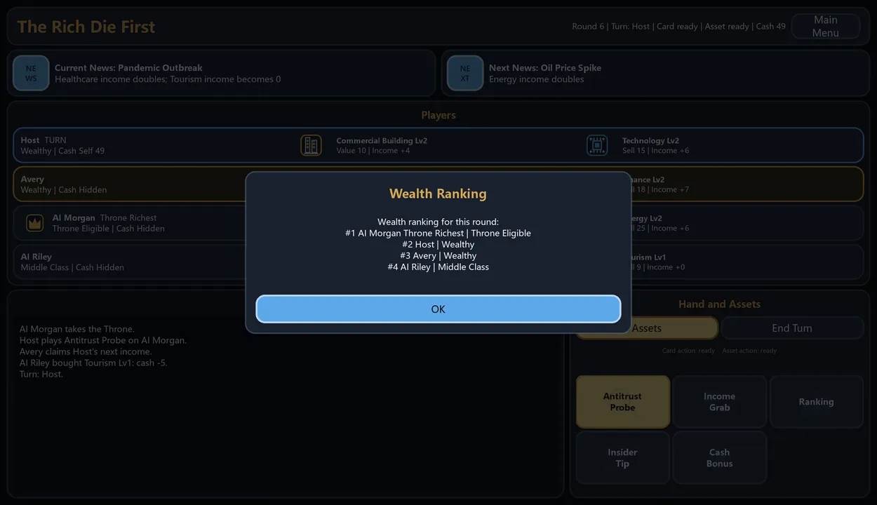 The Rich Die First Screenshot 3