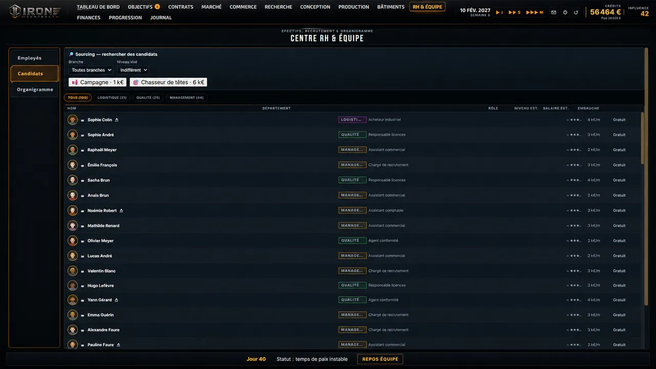 Iron Contract Screenshot 1