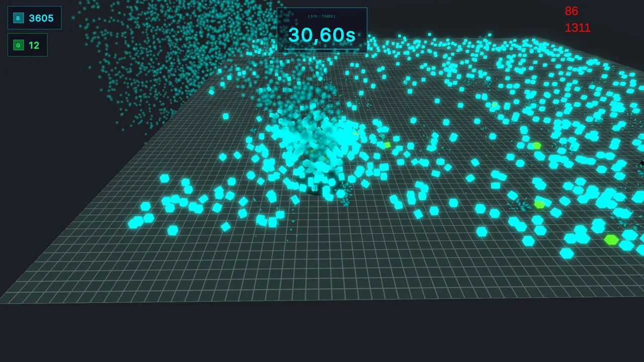 BIT-HOLE: Neon Incremental Screenshot 0