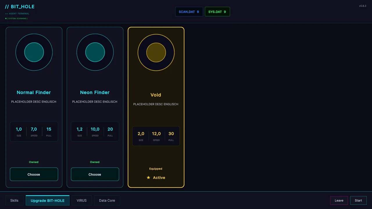 BIT-HOLE: Neon Incremental Screenshot 7