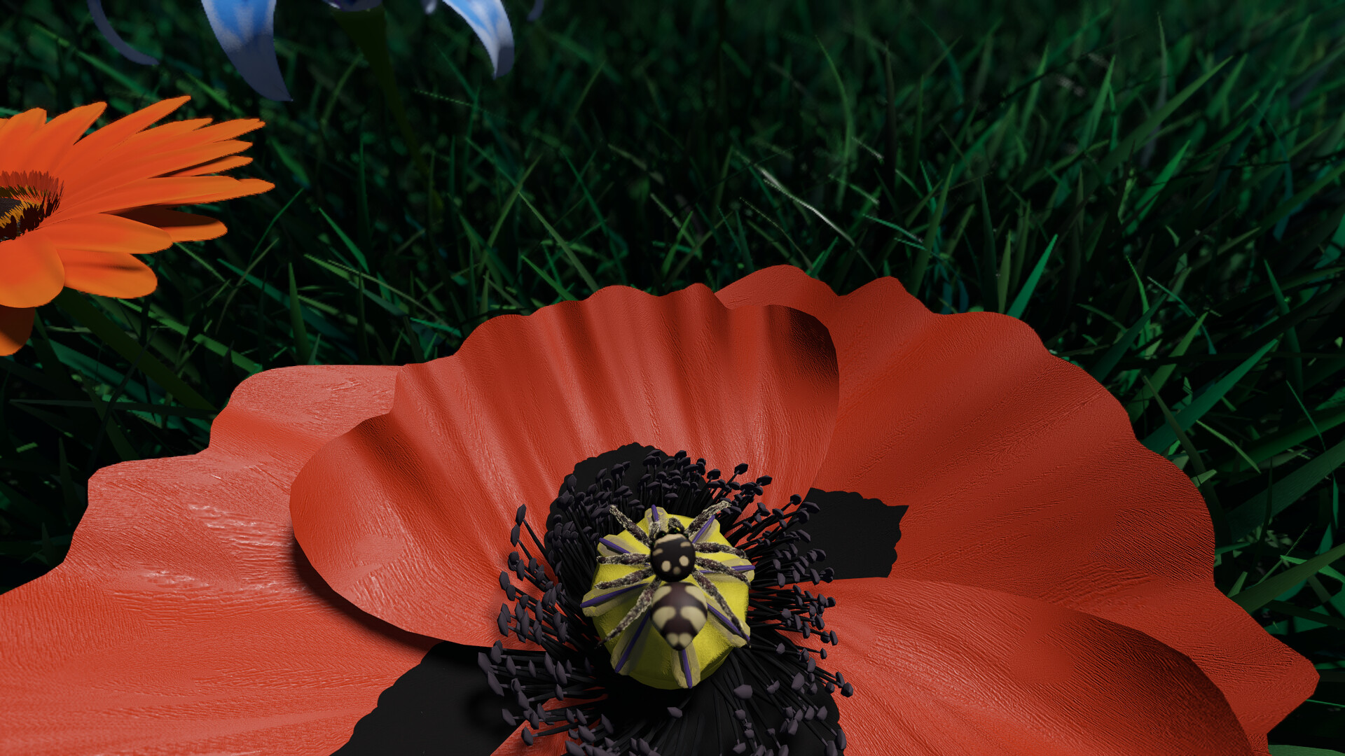 A little Jumpingspider's Garden Adventure (Day 1+2) Screenshot 0