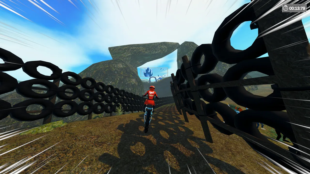 Slope Rider - A Motorbike Escapade Screenshot 1