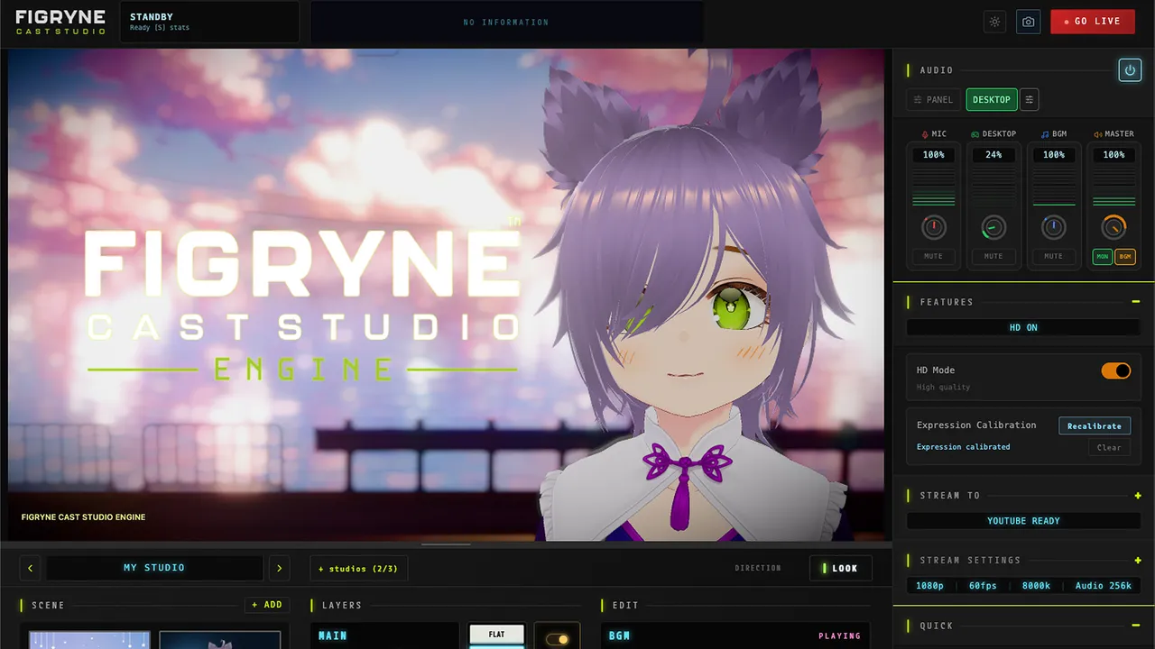 Figryne Cast Studio Engine Screenshot 1