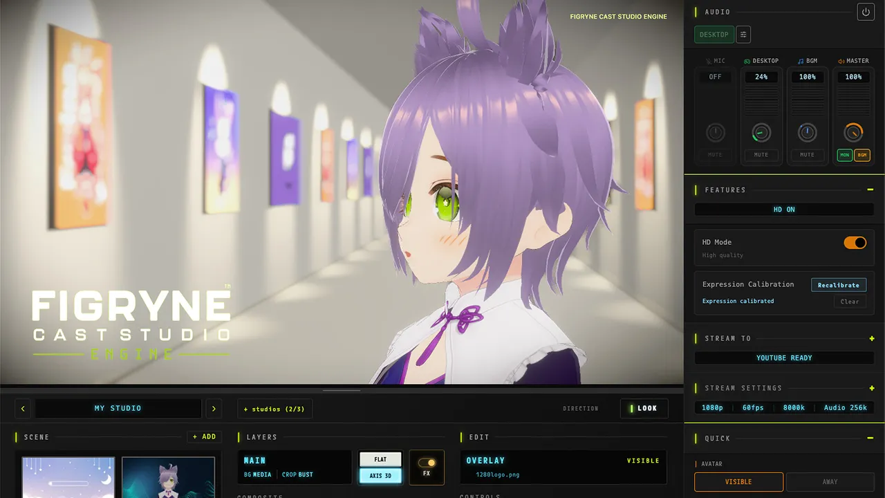 Figryne Cast Studio Engine Screenshot 2