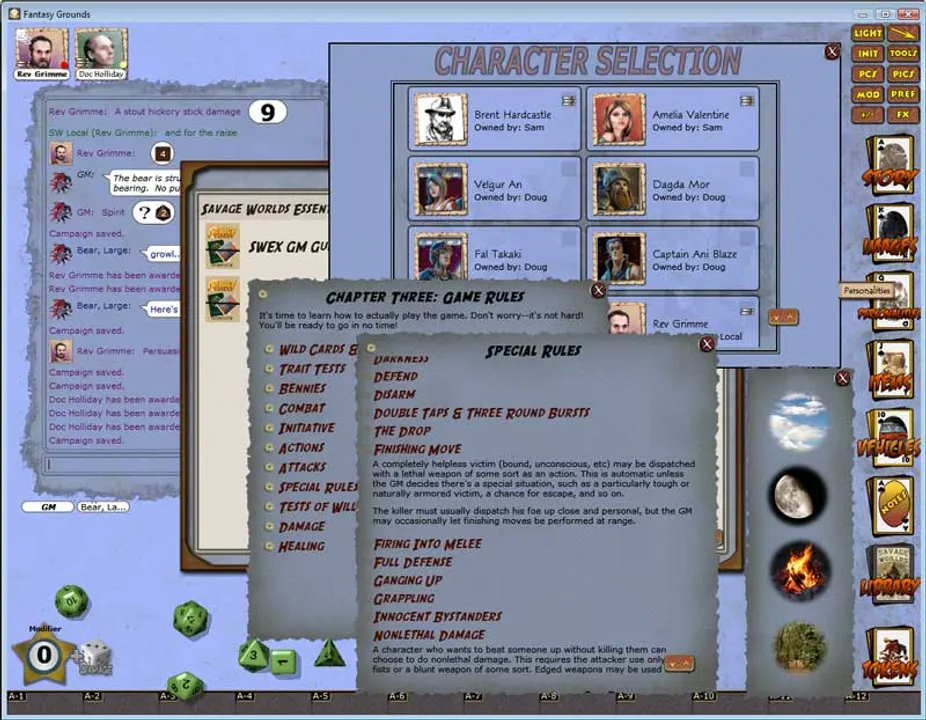 Fantasy Grounds - Savage Worlds Ruleset Screenshot 7