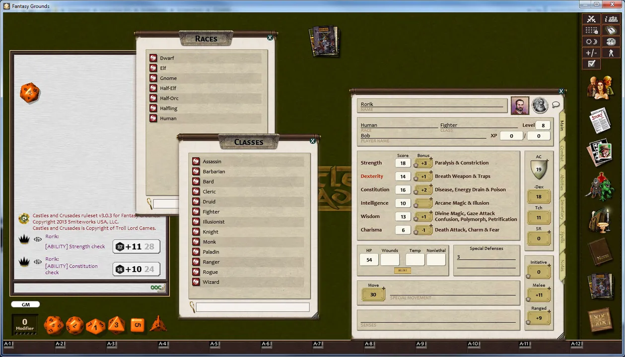 Fantasy Grounds - Castles & Crusades Ruleset Screenshot 0