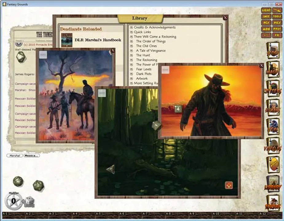 Fantasy Grounds - Deadlands Reloaded: Marshall's Handbook and Extension Screenshot 1