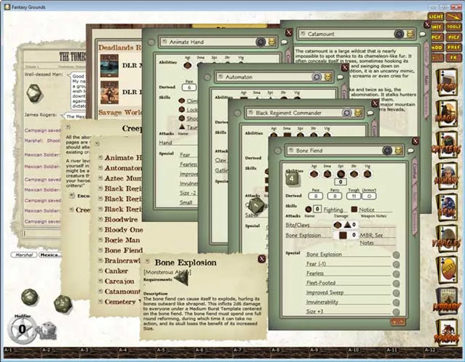 Fantasy Grounds - Deadlands Reloaded: Marshall's Handbook and Extension Screenshot 2