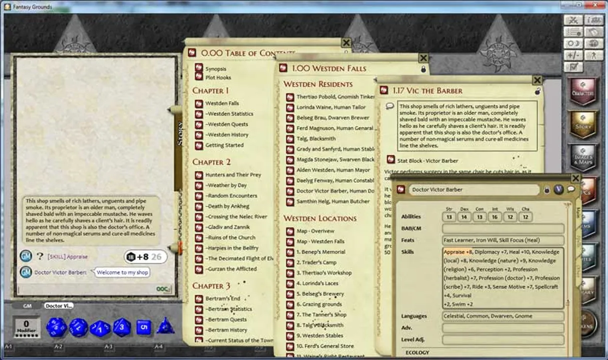 Fantasy Grounds - PFRPG Compatible Adventure: The Bleeding Hollow Screenshot 1
