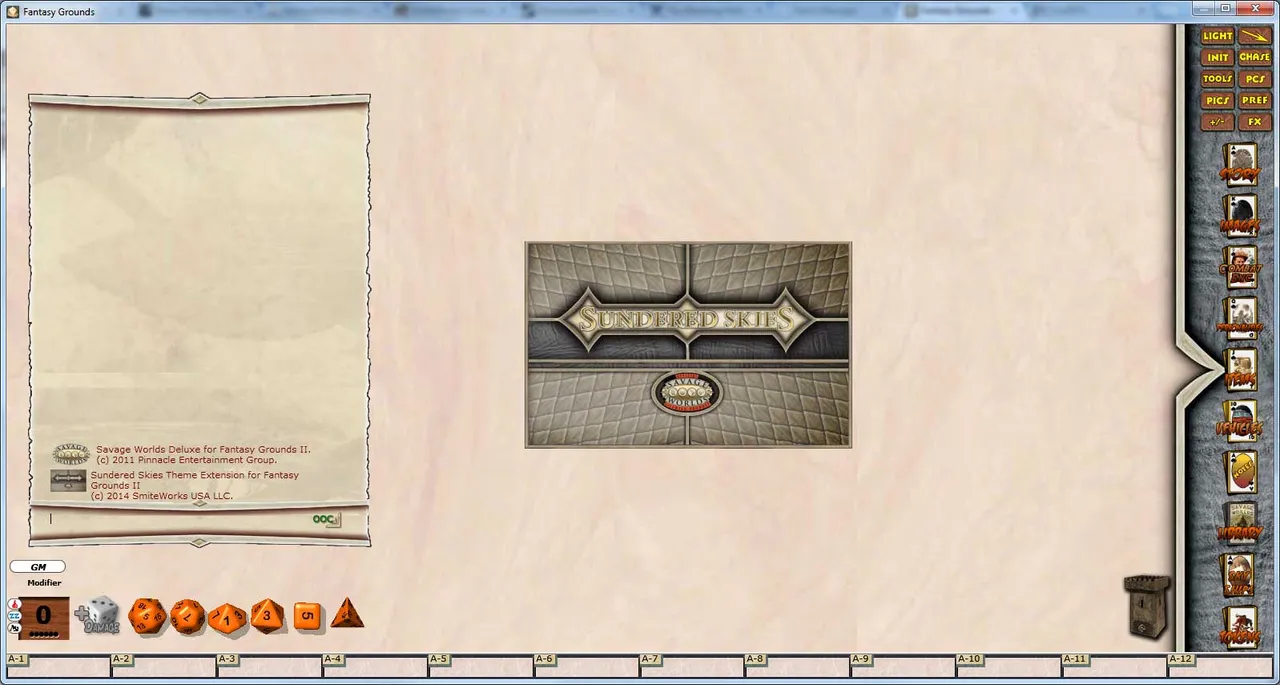 Fantasy Grounds - Savage Worlds Setting: Sundered Skies Screenshot 0