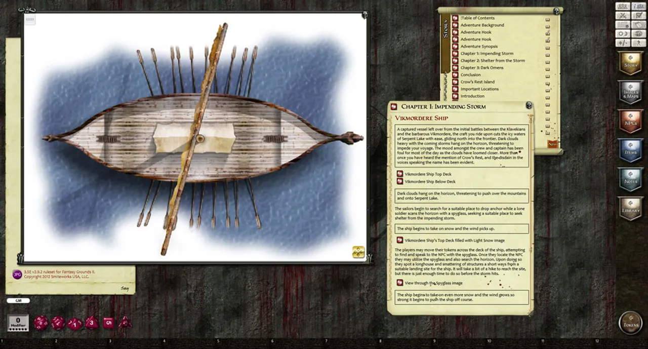 Fantasy Grounds - 3.5E/PFRPG: A00: Crow's Rest Island Screenshot 0