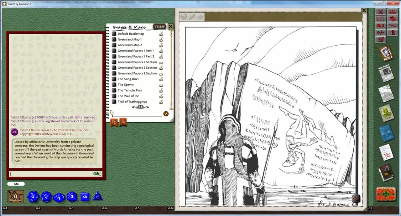 Fantasy Grounds - CoC: Trail of Tsathogghua Screenshot 0
