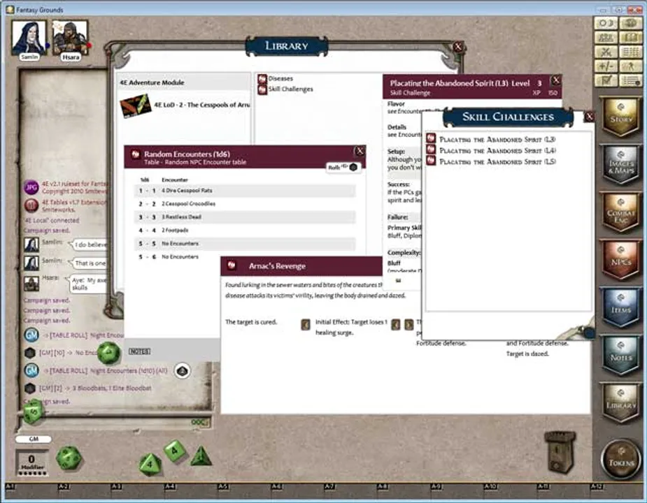 Fantasy Grounds - 4E: Lands of Darkness #2: Cesspools of Arnac Screenshot 2