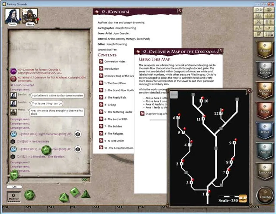 Fantasy Grounds - 4E: Lands of Darkness #2: Cesspools of Arnac Screenshot 5
