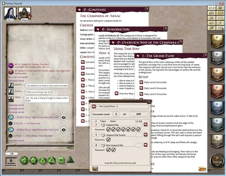Fantasy Grounds - 4E: Lands of Darkness #2: Cesspools of Arnac Screenshot 0