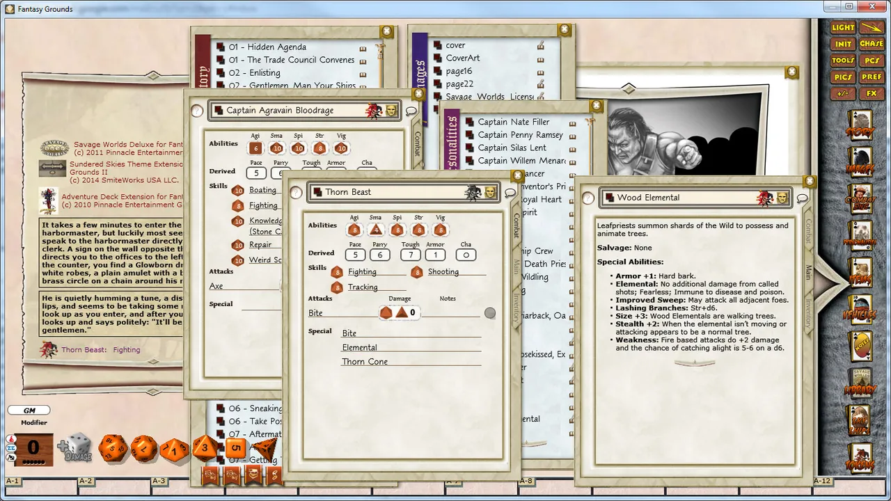 Fantasy Grounds - Sundered Skies #5 - The Race Screenshot 0