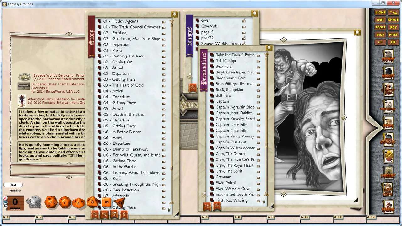 Fantasy Grounds - Sundered Skies #5 - The Race Screenshot 1