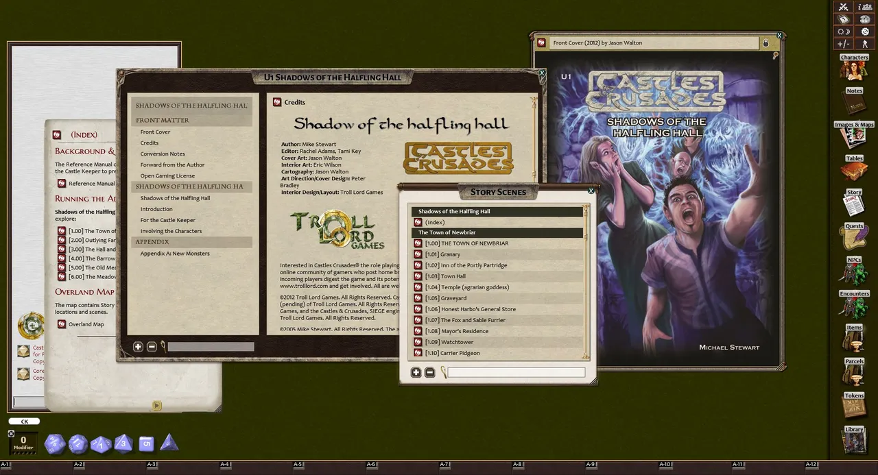 Fantasy Grounds - C&C: U1 Shadows of Halfling Hall Screenshot 1