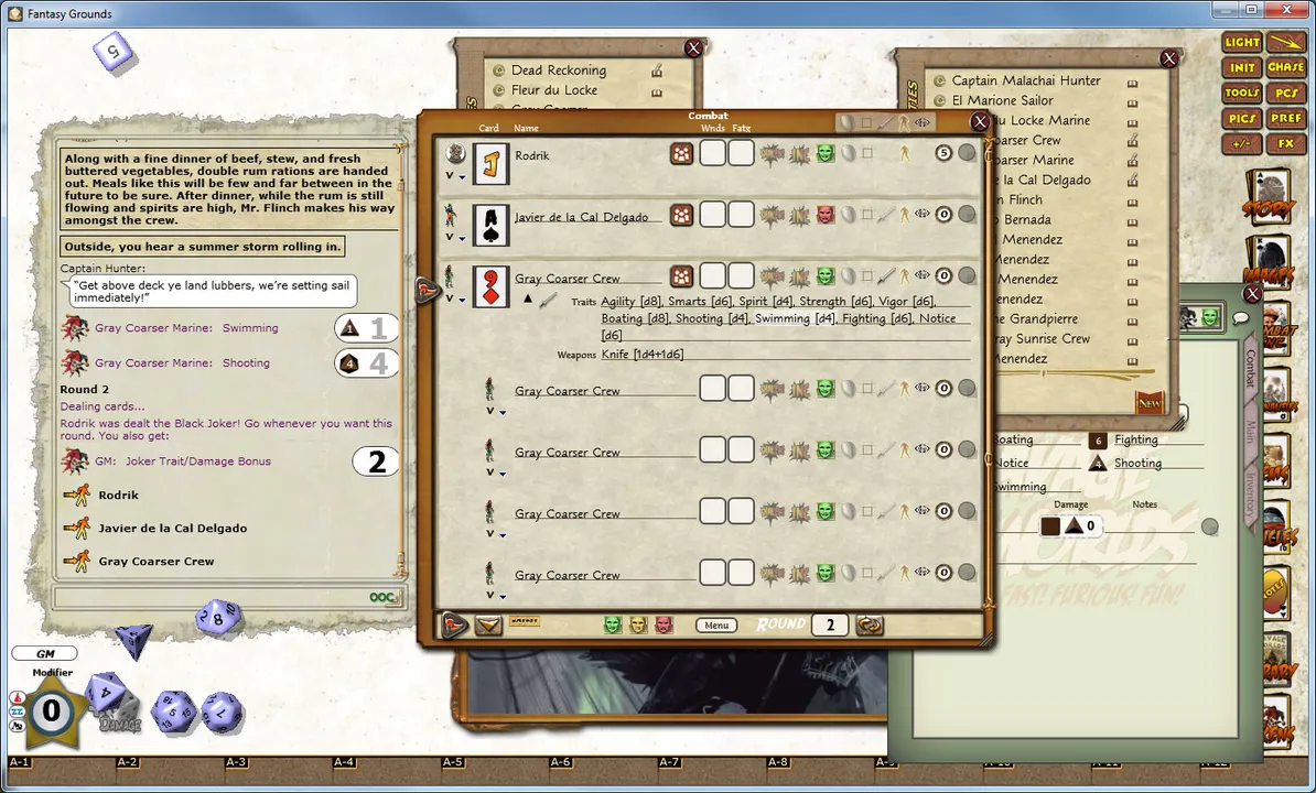 Fantasy Grounds - SW: Savage Tales #1: Privateer's Bounty! Screenshot 1