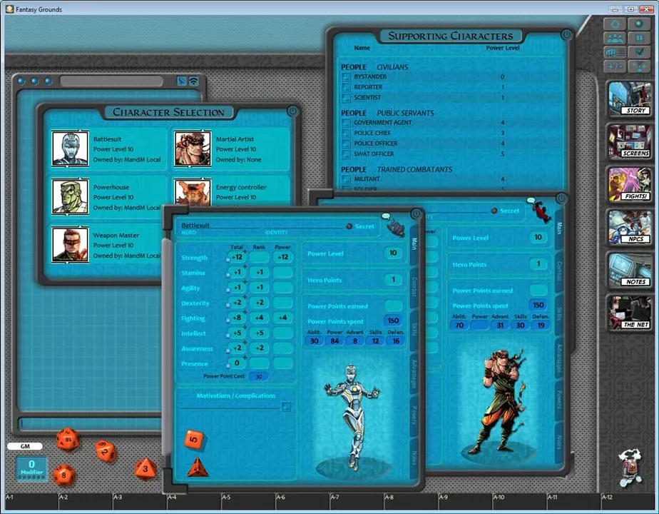Fantasy Grounds - Mutants & Masterminds Ruleset Screenshot 2