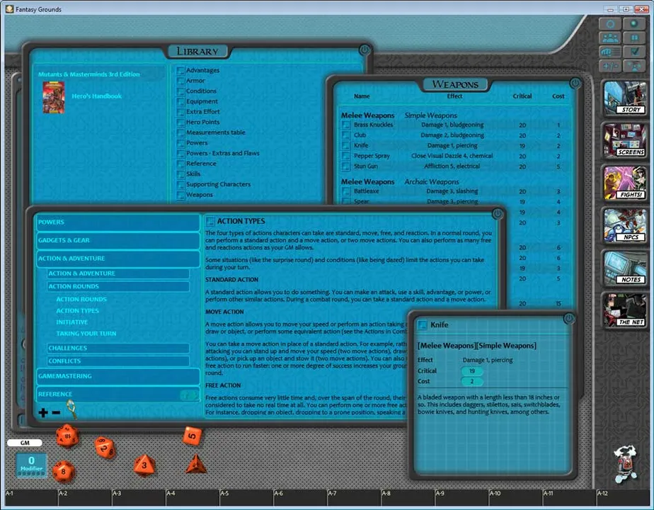 Fantasy Grounds - Mutants & Masterminds Ruleset Screenshot 4