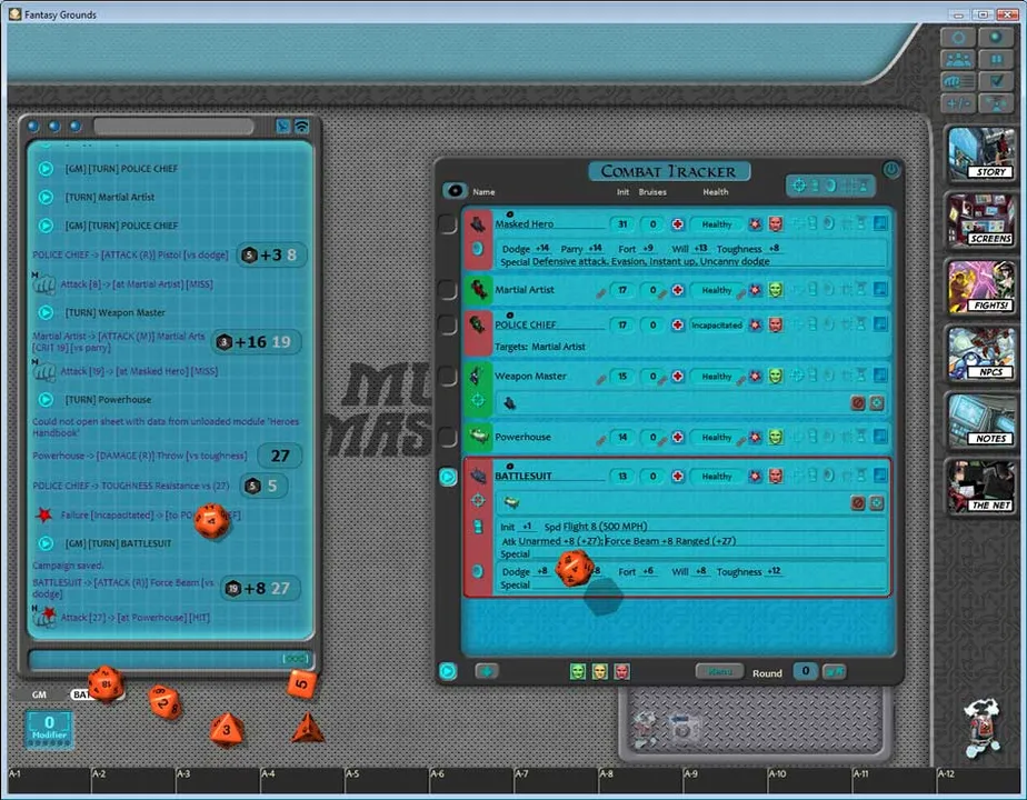 Fantasy Grounds - Mutants & Masterminds Ruleset Screenshot 7